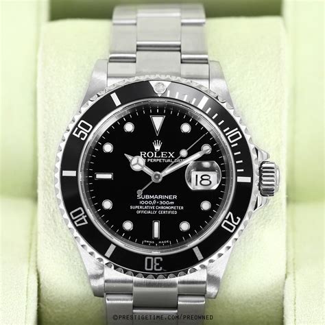 rolex 16610 t value|rolex submariner date 16610 price.